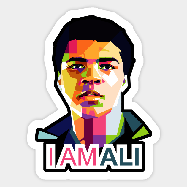 I am ali Sticker by Misfit04